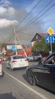 🔥В центре Новороссийска сильное задымление. По сообщению подписчика горит клиника "Офтальмика" по адресу ул. Цедрика, 46