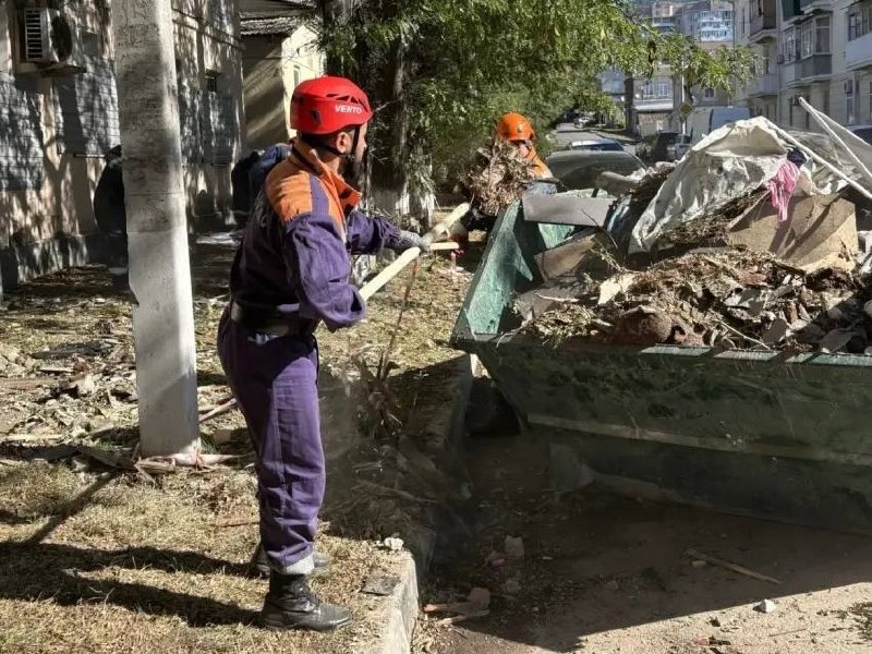 Продолжается работа оперативного штаба по ликвидации последствий атаки БПЛА на Новороссийск в ночь с 8 на 9 сентября.