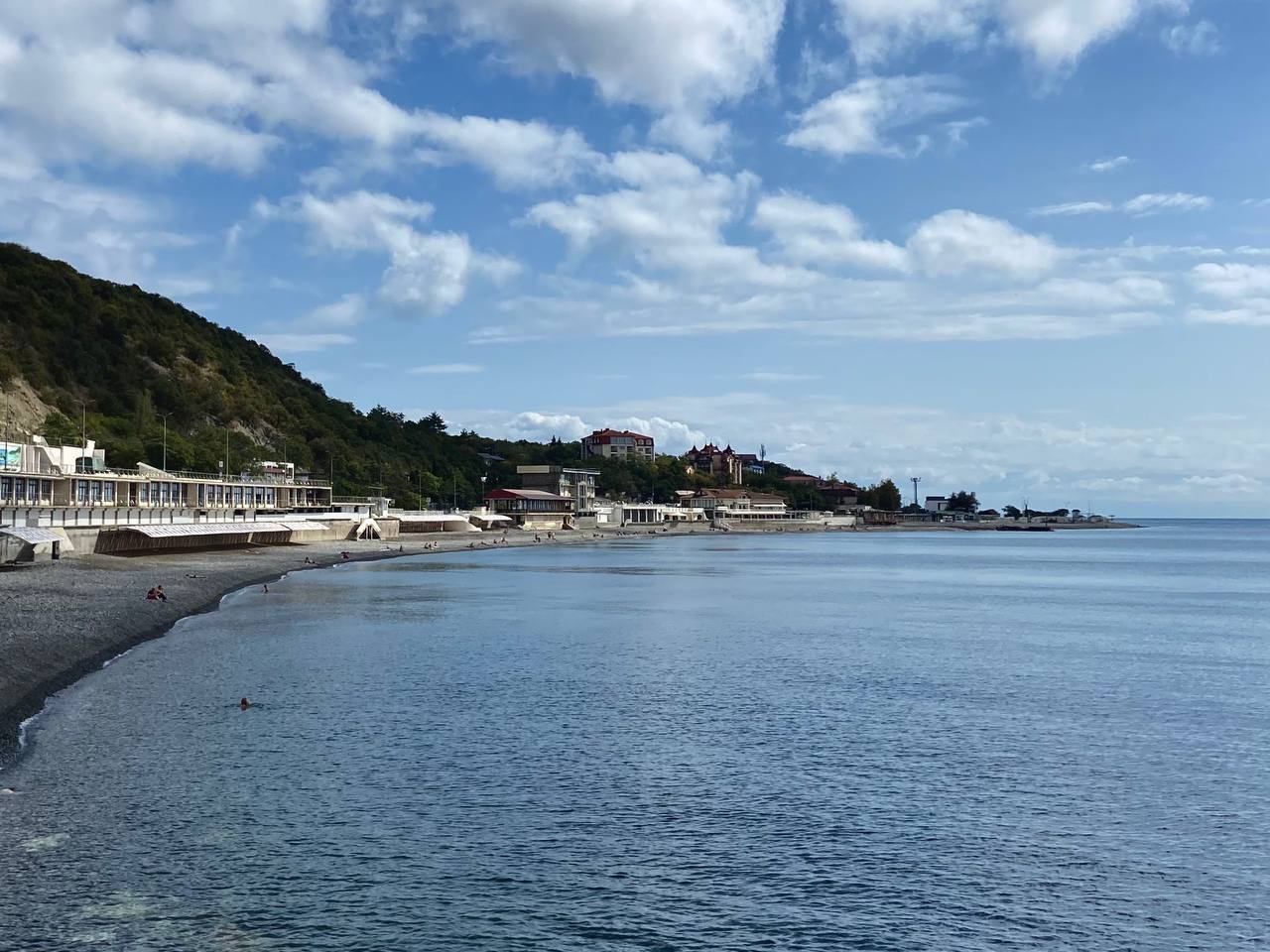 Тихое море 🌊  Пустынный пляж. Широкая балка 26 сентября 🍁