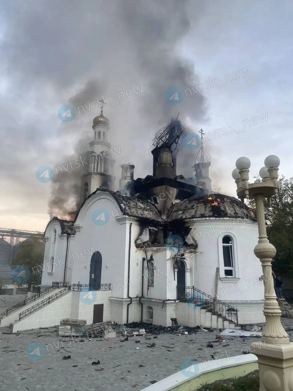 Дорогие братья и сестры, у нас в городе поврежден храм. Необходима наша помощь.